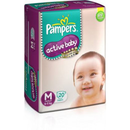 pampers medium tape price
