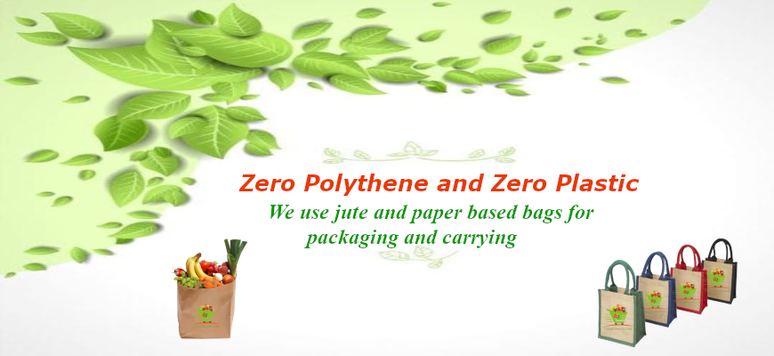 Zero polythene and Zero plastic home delivery - VizagGrocers.com - Buy fruits , Vegetables, Groceries, Cakes , bakes, sweets online
